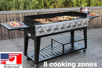 8 burner  large event barbeque - great for home or business