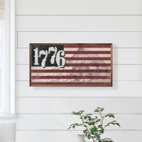 The Holiday Aisle® Distressed Flag 1776