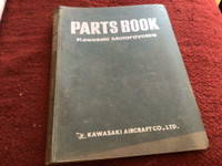 1966 Kawasaki Aircraft F1 175cc F1TR Parts Book Catalog List