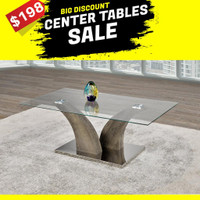 Glass Wooden Coffee Table Sale !!