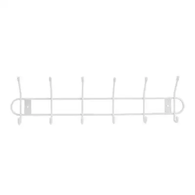 Rebrilliant Jamilette Spectrum Multi-Hook Wall Mount 6-Hook Rack For Entryway Or Bathroom Organization