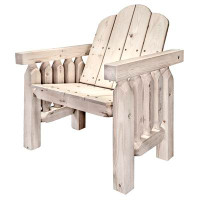 Loon Peak Abella Solid Wood Arm Chair