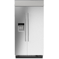 JennAir 42-inch 25.5 cu. ft. Side-by-Side Refrigerator with Ice Maker JBSS42E22LSP - Main > JennAir 42-inch 25.5 cu. ft.