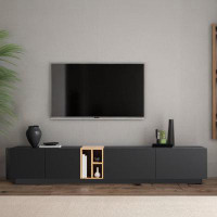 Orren Ellis Modern light luxury living room TV cabinet._86.6