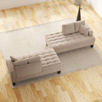Hokku Designs Dilekkaya Fabric Upholstered Storage Bench