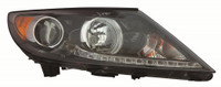 Head Lamp Passenger Side Kia Sportage 2013-2016 Without Led Accent Light With Led Drl High Quality , KI2503184