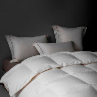 Highland Feather Budapest 750 Fill Power Summer Hungarian White Goose Down 500TC Comforter