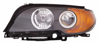 Head Lamp Driver Side Bmw 3 Series Coupe 2003-2006 Halogen Amber Turn Signal High Quality , BM2502143