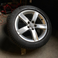 LIKE NEW! OEM AUDI A4 PACKAGE - CONTINENTAL WINTER TIRES