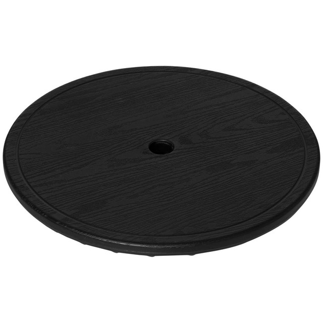 Umbrella Table 19.7" x 2.4"H Black in Patio & Garden Furniture - Image 2