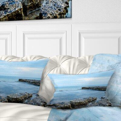 Made in Canada - East Urban Home Beach Rocky Seashore Lumbar Pillow in Bedding