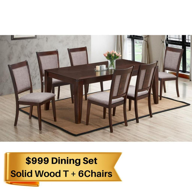 Solid Wood Dining Set Sale !! Huge Sale !! in Dining Tables & Sets in City of Toronto