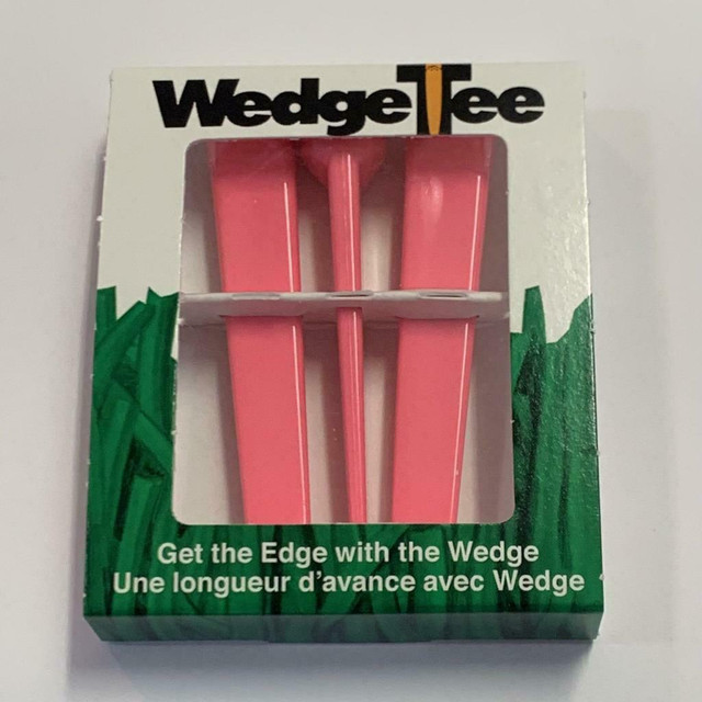 Assorted 3 Pack Wedge Tees in Golf - Image 2