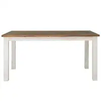 Gracie Oaks Teoman 63" Wide Fixed Dining Table