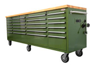 NEW OLIVE GREEN FATBOY 24 DRAWER TOOL BENCH 24 WIDTH TOOL BOX 321531