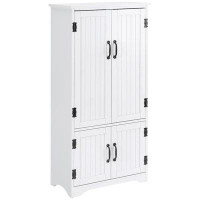 Latitude Run® 48.5" Farmhouse Kitchen Pantry, Floor Storage Cabinet, Cupboard Organizer