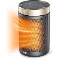 Dreo Dreo Space Heaters For Indoor Use, Portable Heater With Thermostat, 1-12H Timer, Eco Mode And Fan Mode, 1500W PTC C