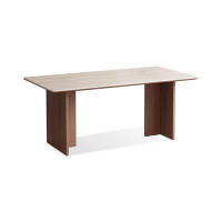 Hokku Designs Beige Rectangular Slate Dining Table