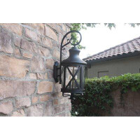 Gracie Oaks Luqi 3-Light Outdoor Wall Lantern
