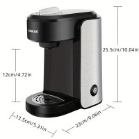 HGmart Stainless Steel Single Serve Coffee Maker for Capsule