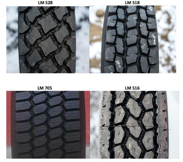 11R24.5 11R 24.5 11 R 22.5 DRIVE TRAILER AND STEER TRUCK TIRES NEW - LONGMARCH AND COMFORSER in Tires & Rims in Regina Area