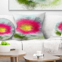 East Urban Home Floral Large Poppy Flower Pillow