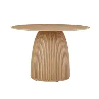 Latitude Run® Modern Round Wood Kitchen Dining Table