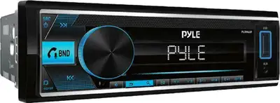 PYLE® PLRM40F BLUETOOTH CAR STEREO CONNECT AND STREAM AUDIO FROM EXTERNAL DEVICES! Features: AM/FM/M...