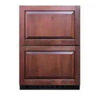 Summit Appliance 24" Wide 2-Drawer All-Refrigerator, ADA Compliant (Panels Not Included)