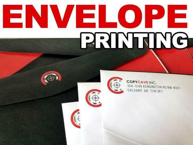 Envelope Printing - We Print Custom Full Bleed Envelopes! Highly competitive pricing & Canada-wide shipping in Other Business & Industrial