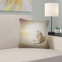 Made in Canada - East Urban Home Animal Relaxing King of Animals Pillow