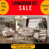 Traditional Gold Sofa Set Sale !! Huge Sale !!