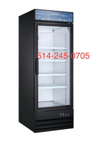 Congelateur 1 Porte Vitre 115V Neuf Avec Garantie. Glass Door Freezer New With Warranty.