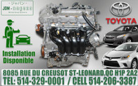 Moteur 2ZR-FE 1.8 Toyota Corolla Matrix Pontiac VIBE 2009 2010 2011 2012 2013 2014 Engine, 09 10 11 12 13 14 JDM Motor