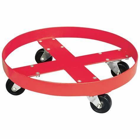 NEW 55 GALLON 1000 LBS DRUM DOLLY SWIVEL CASTERS 6891610 in Other in Alberta - Image 2
