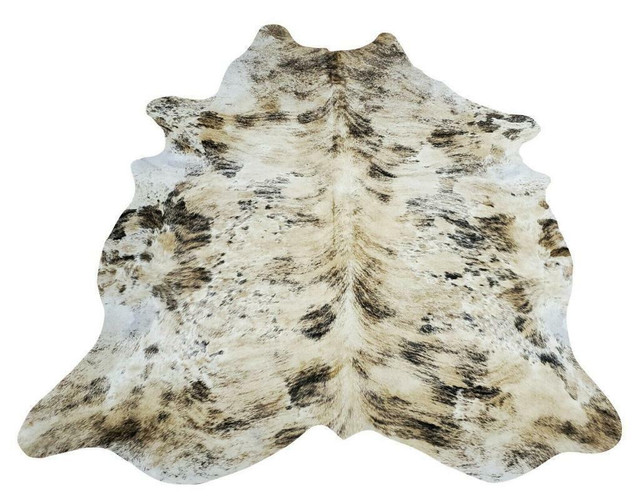Cowhide Rug Brazilian Hair On Cow Hide Rug Natural Real Cow Skin Free Shipping All Over Nanaimo in Rugs, Carpets & Runners in Nanaimo - Image 4