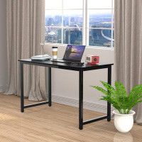 Halter Gaming Computer Desk for Home Office, 47" Modern PC Laptop Office Desk for Kids and Students, Sturdy