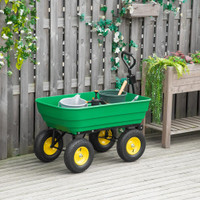 Garden Cart 46.5"L x 20.8"W x 40.2"H (118 x 58 x 102cm) Green