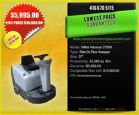 Rider (Ride on) Floor Sweeper - PRICED RIGHT!