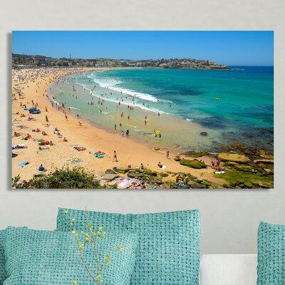 Picture Perfect International 'Bondi Beach, NSW' Photographic Print on Wrapped Canvas in Arts & Collectibles