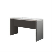 Recon Furniture 47.24"White Sintered Stone desktop Modern Bar table