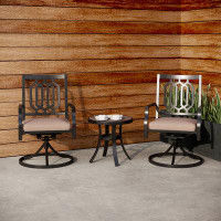 Lark Manor 2-person Patio Dining Set With Wood-like Table