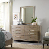 Hooker Furniture Affinity 8 Drawer Double Dresser with Mirror