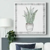 Winston Porter Snake Plant - Wrapped Canvas Graphic Art