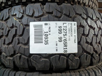 LT275/65R18  275/65/18  BFGOODRICH ALL-TERRAIN T/A K02 ( all season summer tires ) TAG # 10935