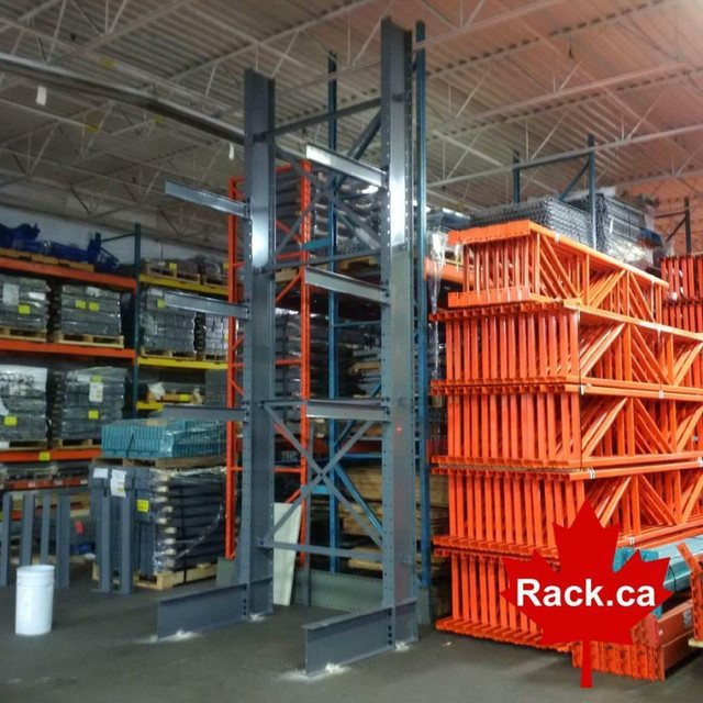 We stock and ship cantilever racks - Canada wide shipping available. Get your cantilever racking quick! in Industrial Shelving & Racking - Image 4