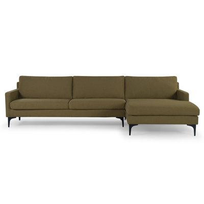 Nordic Upholstery Jones 2 Piece Upholstered Chaise Sectional in Couches & Futons