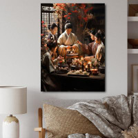 Red Barrel Studio Asian Art Harmony In Tea IV - Asian Canvas Prints