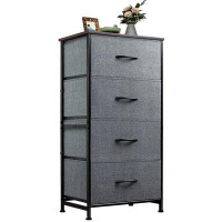Rebrilliant Vertical Closet Dresser - 4 Drawers, Sufficient Storage, Sturdy Structure