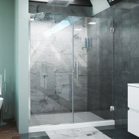 Arizona Shower Door Scottsdale 49" x 72" Hinged Frameless Shower Door with Invisible Shield by Clean-X